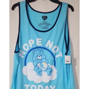 Care bears' Nope not today'' tank top men's XL